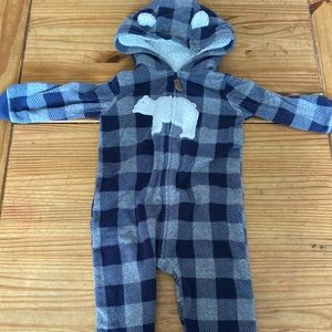 Carter’s baby boy fleece jumpsuit